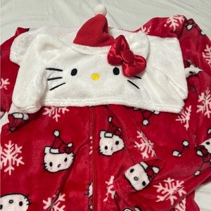 Holiday Hello Kitty Onesie Pajama